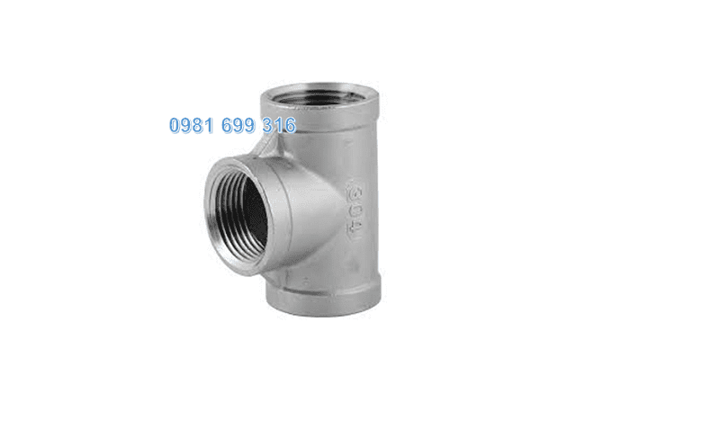 te inox ren trong 6 tê inox ren trong 6