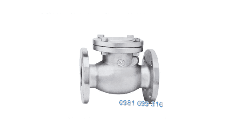 van 1 chieu inox mat bich 4 van 1 chiều inox mặt bích 4