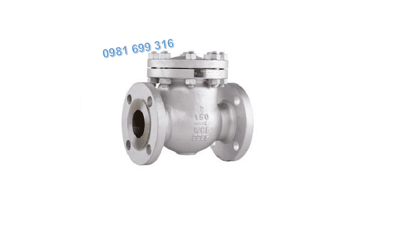 van 1 chieu inox mat bich 6 van 1 chiều inox mặt bích 6