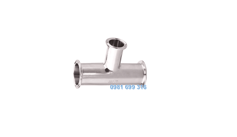 tê vi sinh nối clamp 4