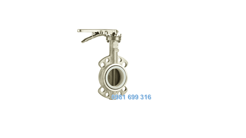 van buom tay gat DN125 4 van bướm tay gạt DN125 4