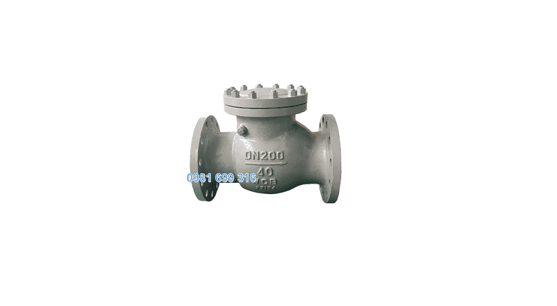 van 1 chieu la lat DN200 4 van 1 chiều lá lật DN200 4